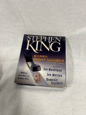 New Sealed Audiobook "Sorry, Right Number and Other Stories" by Stephen King
